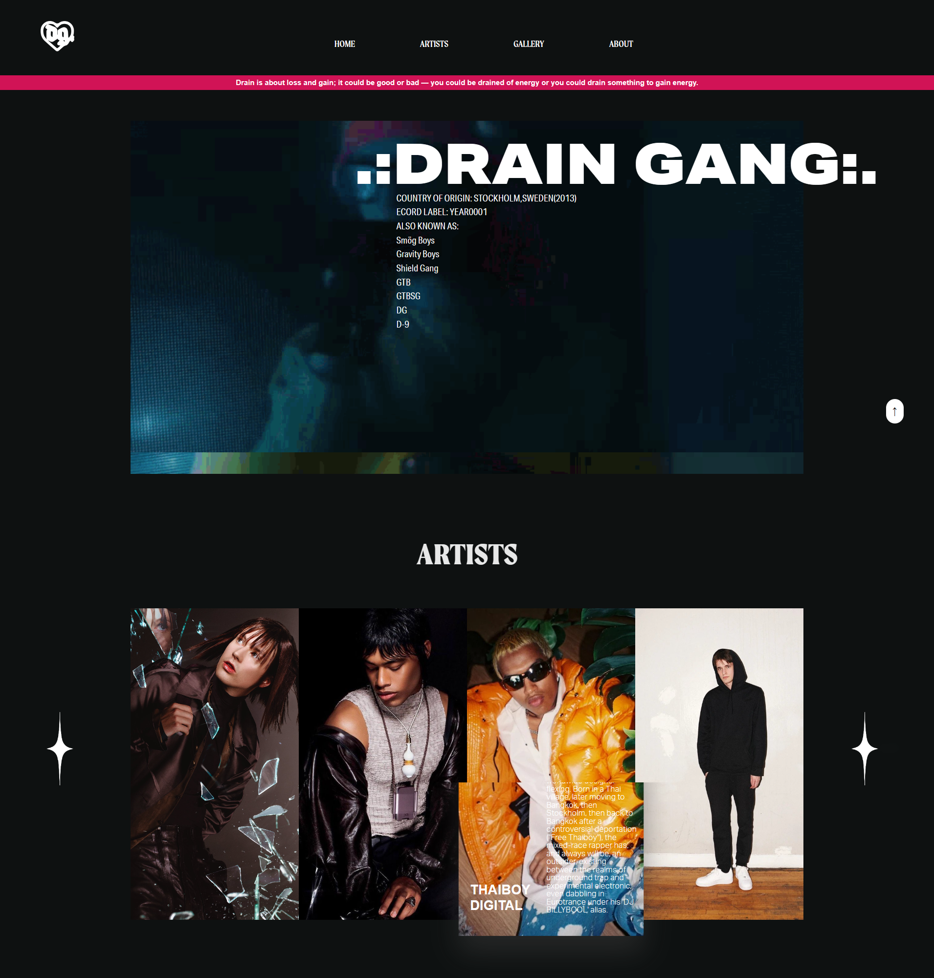 drain website thumbnail